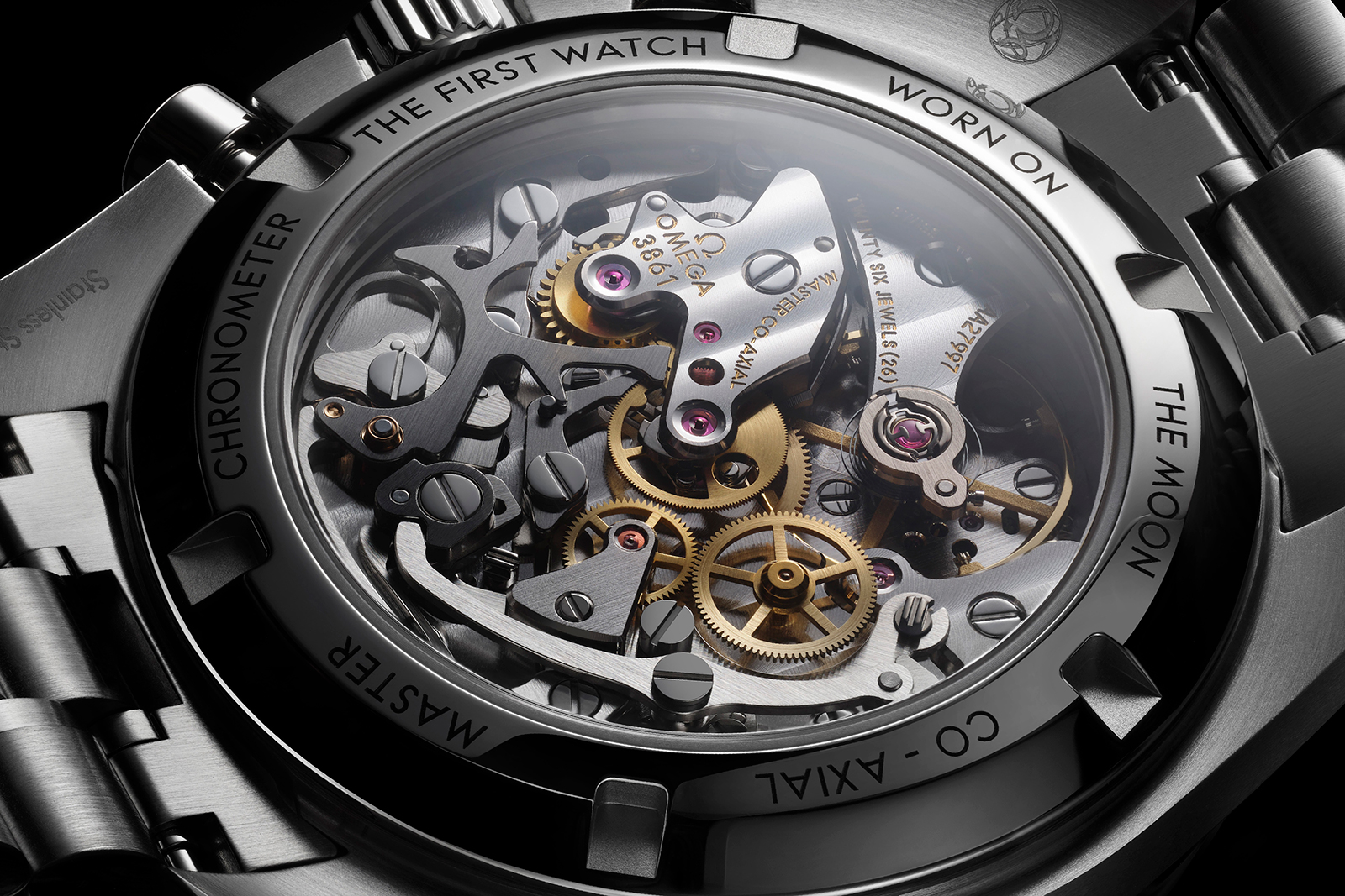 Omega Speedmaster Moonwatch Reverse Panda Steel — механизм