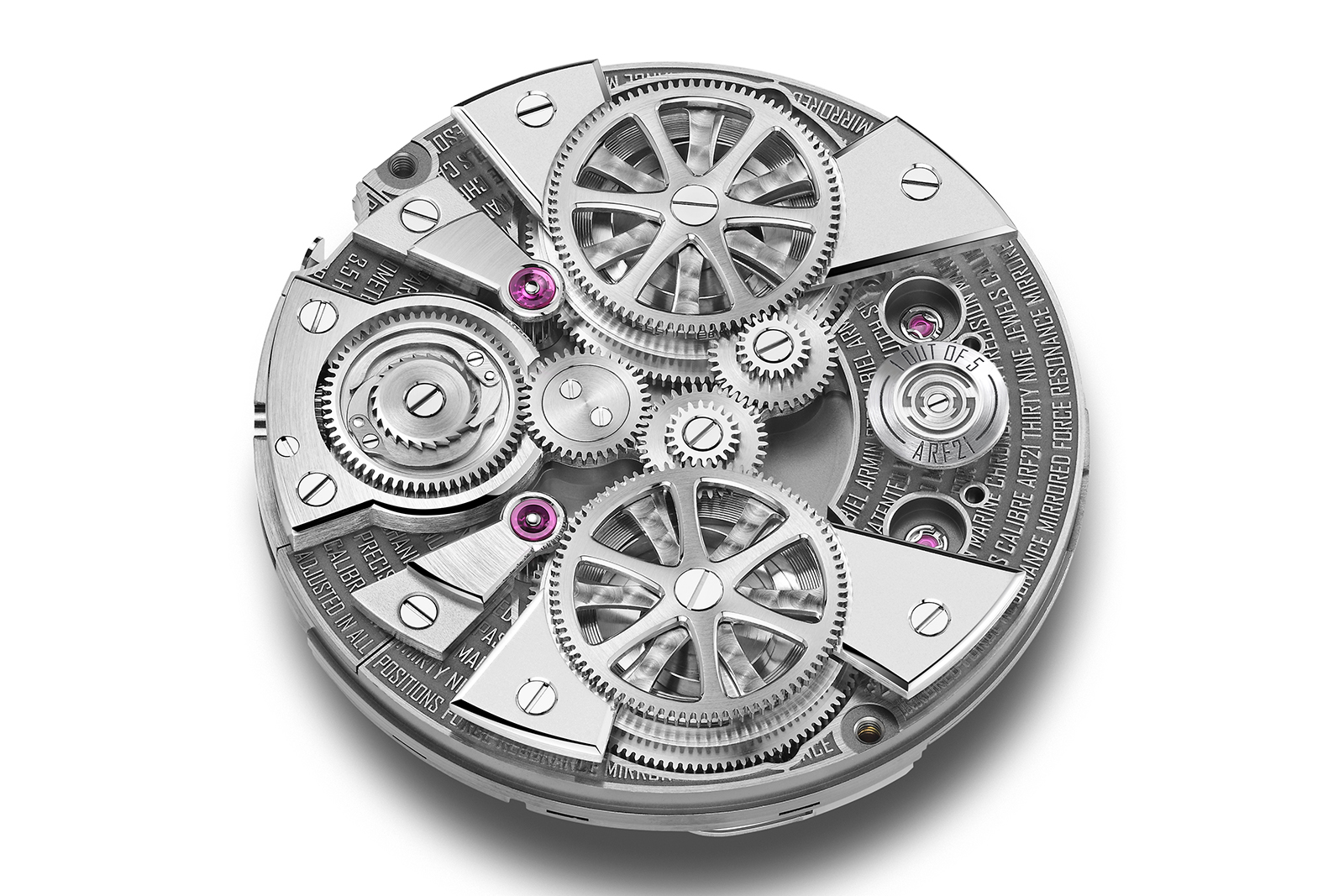 Armin Strom Mirrored Force Resonance Ruby ARF21 — задняя сторона