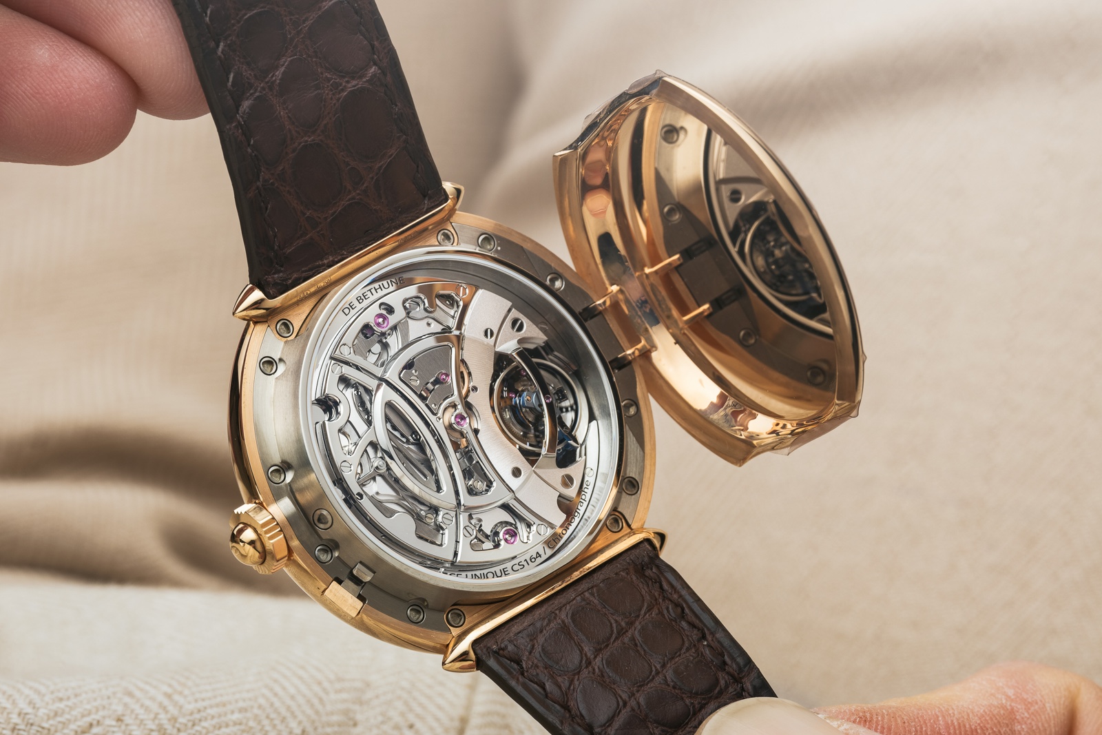 Marteau Echo Highlights De Bethune DB29 Maxichrono Case Back Cal — фото 10