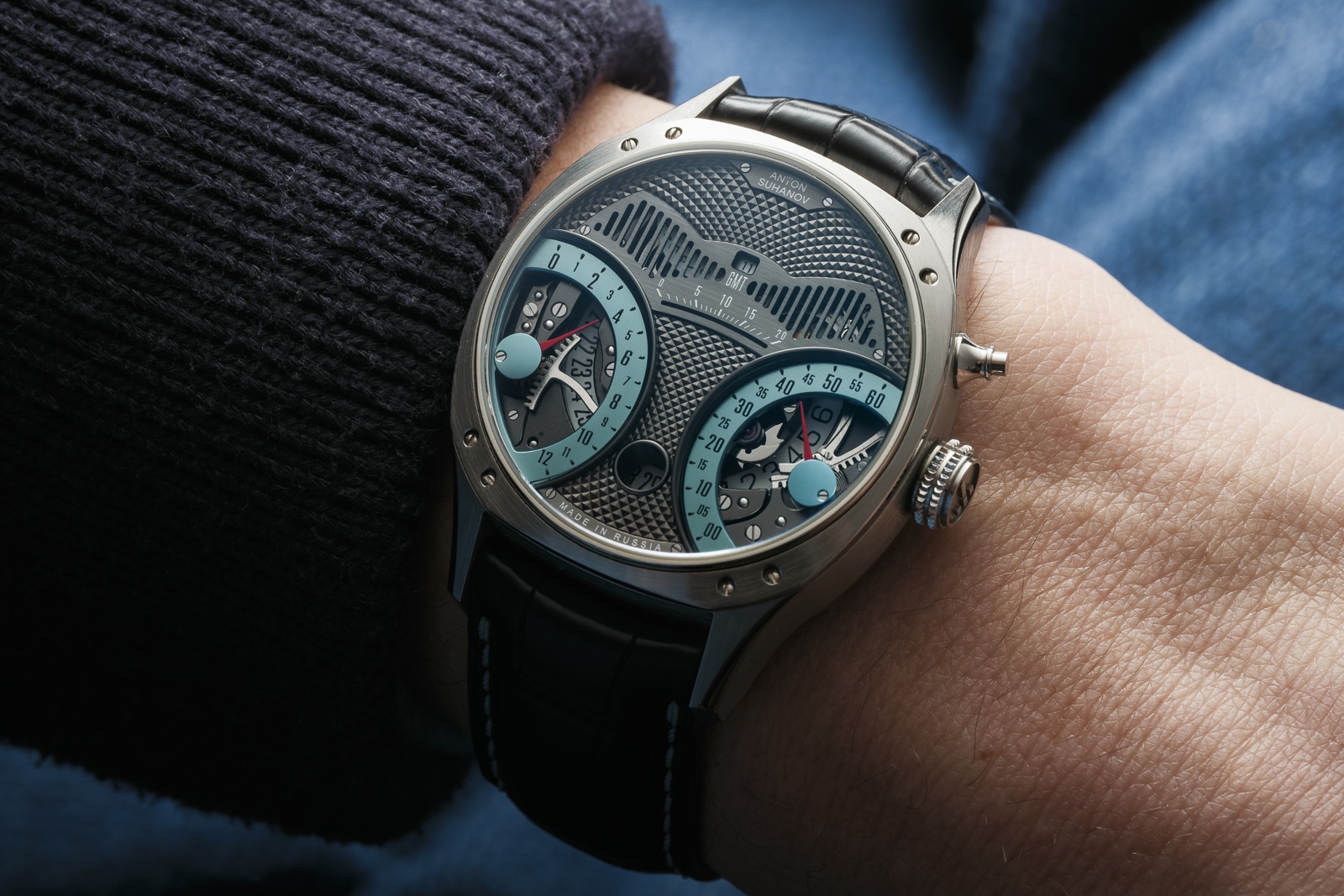 Marteau Echo Highlights Anton Suhanov Racer Jumping Hour GMT — на запястье