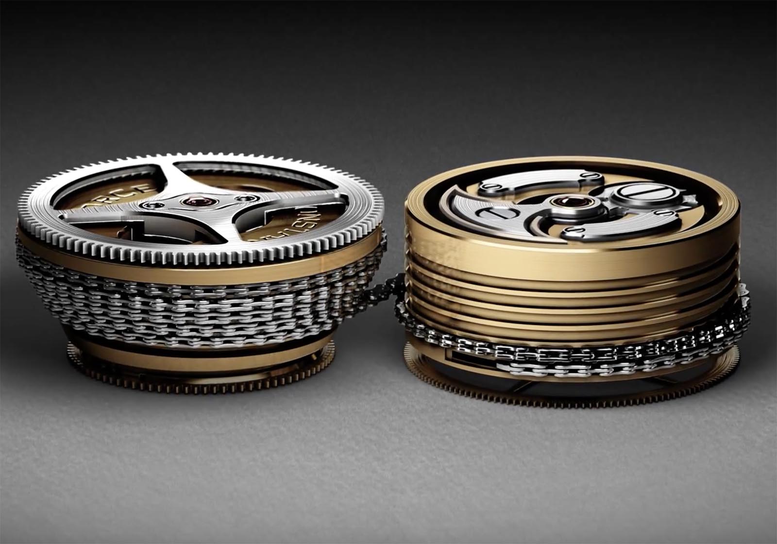 Ferdinand Berthoud Fusee And Chain — Первая версия цепочки и фузеи этого бренда.