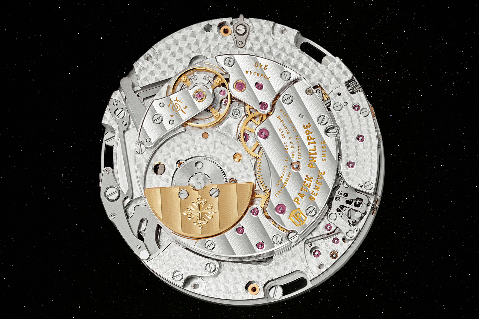 Patek Philippe Celestial Sunrise And Sunset 6105G — механизм