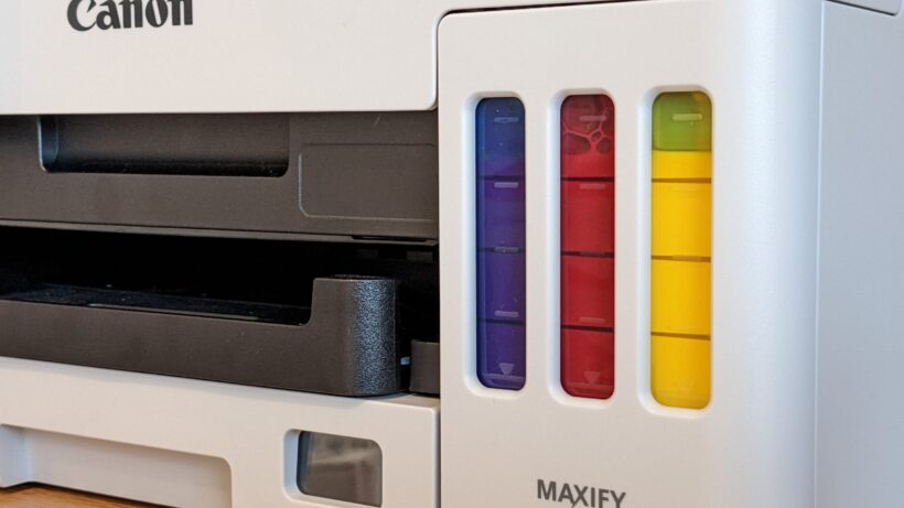 Окошки резервуаров для чернил принтера Canon MAXIFY GX5050
