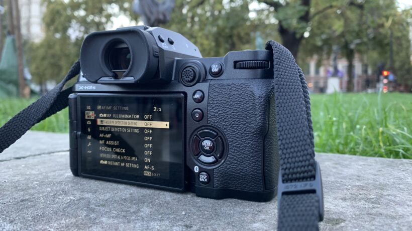 Элементы управления камеры Fujifilm X-H2S