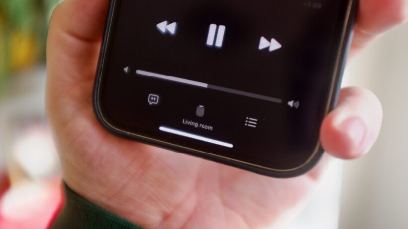 Воспроизведение с iPhone через HomePod 2