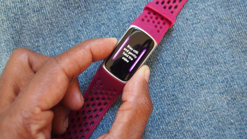 Сканирование EDA устройства Fitbit Charge 5