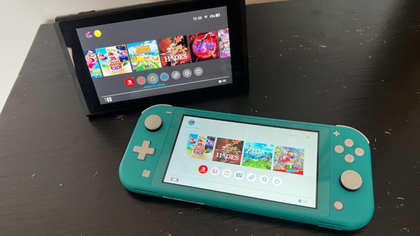 Выбор экрана на Nintendo Switch и Lite