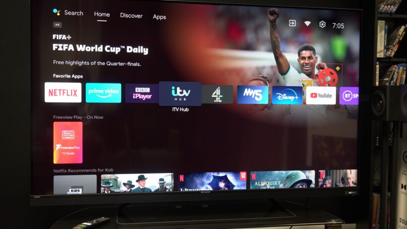 Sharp 65EQ3EA с Android TV