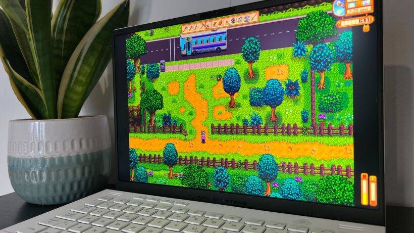 Яркий экран в игре «Stardew Valley»