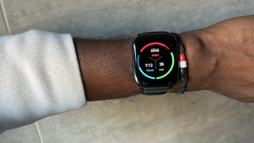 Amazfit Active: отслеживание количества шагов