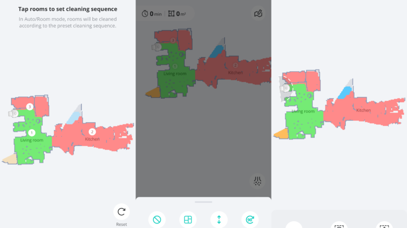 Управление картой Eufy X8 Pro