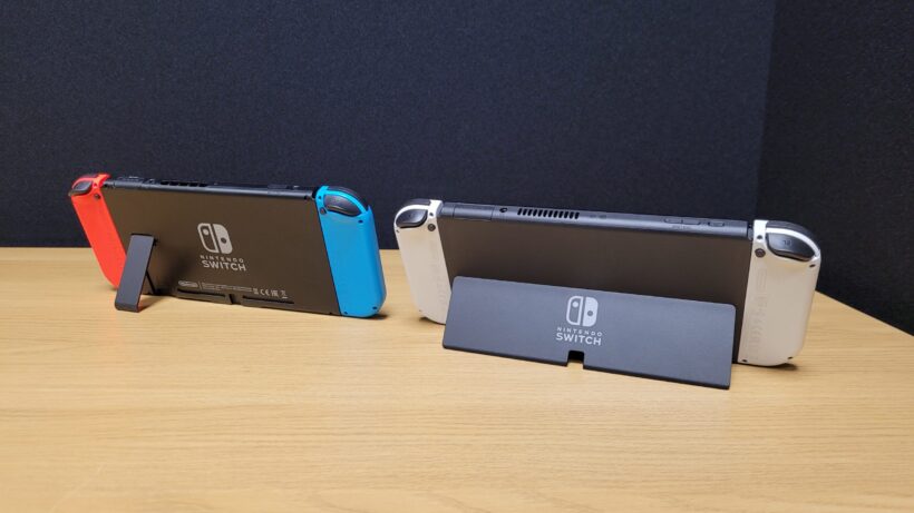 Nintendo Switch OLED по сравнению со стандартной моделью Switch