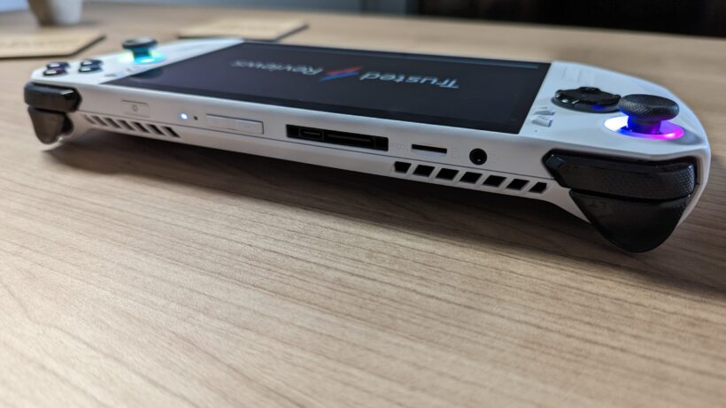 Верхняя часть Asus ROG Ally