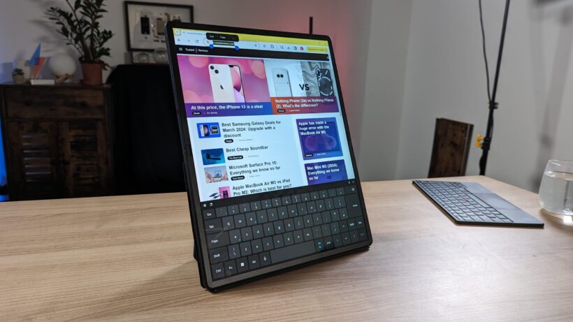 Виртуальная клавиатура Lenovo ThinkPad X1 Fold