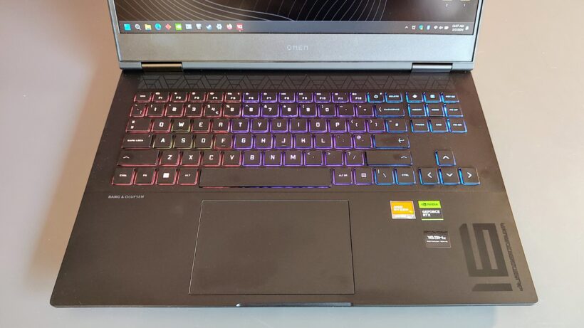 HP Omen 16 — подсветка клавиатуры