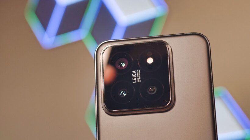 Крупный план камеры Xiaomi 14