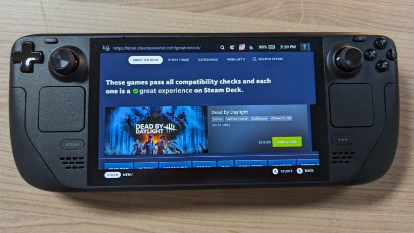 Магазин игр для Steam Deck OLED