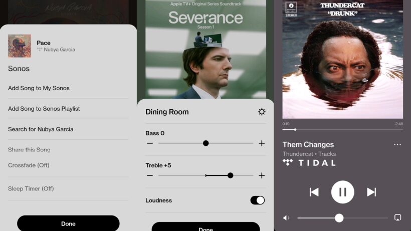 Интерфейс Sonos Era 100