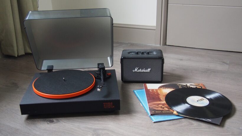 JBL BT Spinner с колонкой Marshall Kilburn II
