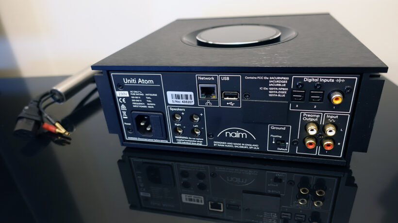 Задние разъемы Naim Uniti Atom