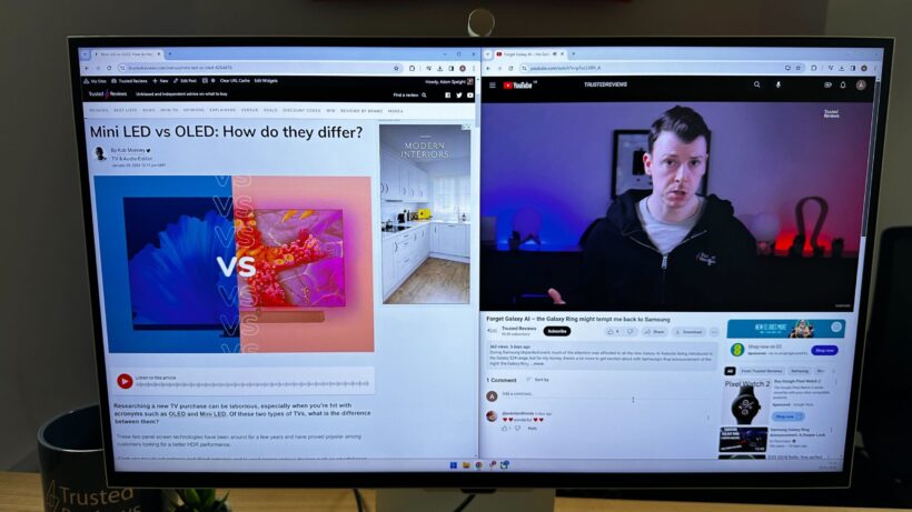 Многозадачность на Samsung ViewFinity S9