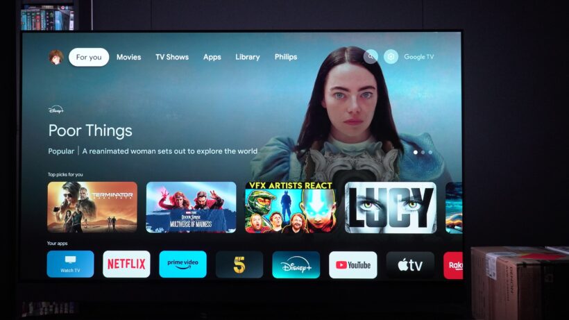 Philips 55OLED908 с Google TV