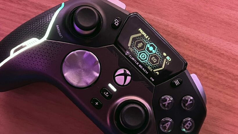 Стандартный вид экрана «Command Centre» на беспроводном контроллере Turtle Beach Stealth Ultra.