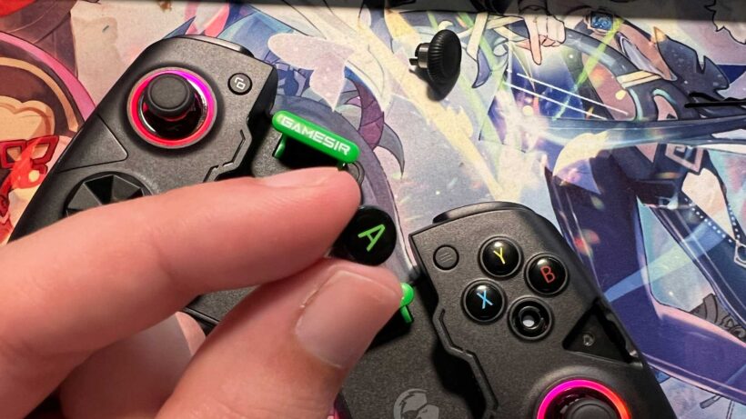 Замена кнопки на GameSir X4 Aileron.